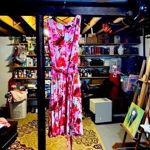 Women’s Lane Brant summer sleeveless dress flora Never worn tags on .